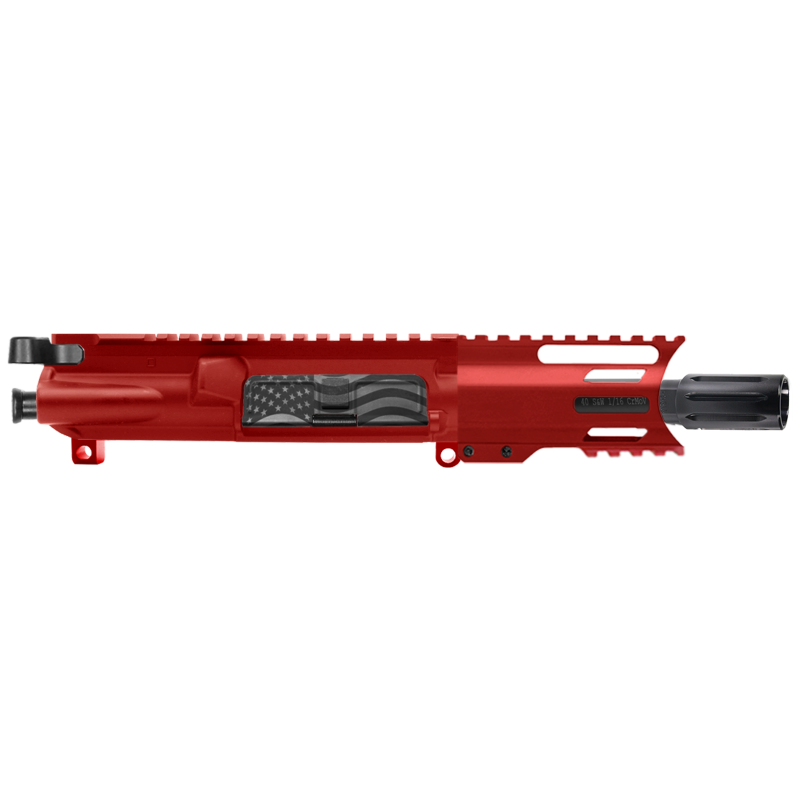 AR-40/ 40 S&W 4" Barrel 4" Handguard M Lok | PISTOL UPPER BUILD UPK117 [ASSMBLED]