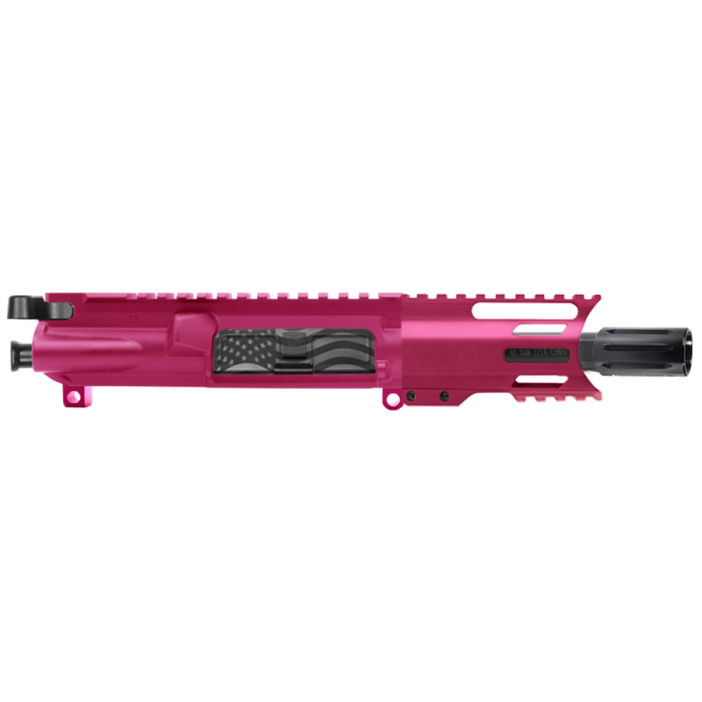 AR-40/ 40 S&W 4" Barrel 4" Handguard M Lok | PISTOL UPPER BUILD UPK117 [ASSMBLED]