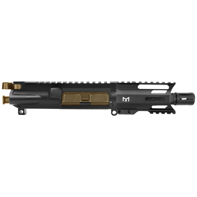 AR-40/ 40 S&W 4" Barrel 4" Handguard | PISTOL UPPER BUILD UPK120 [ASSMBLED]