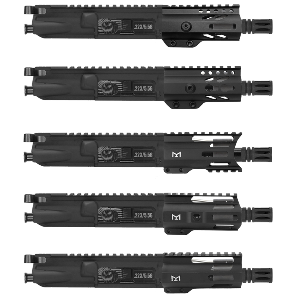 AR-15 .223/5.56 5" Barrel 4" Handguard M Lok| PISTOL UPPER BUILD UPK121 [ASSEMBLED]