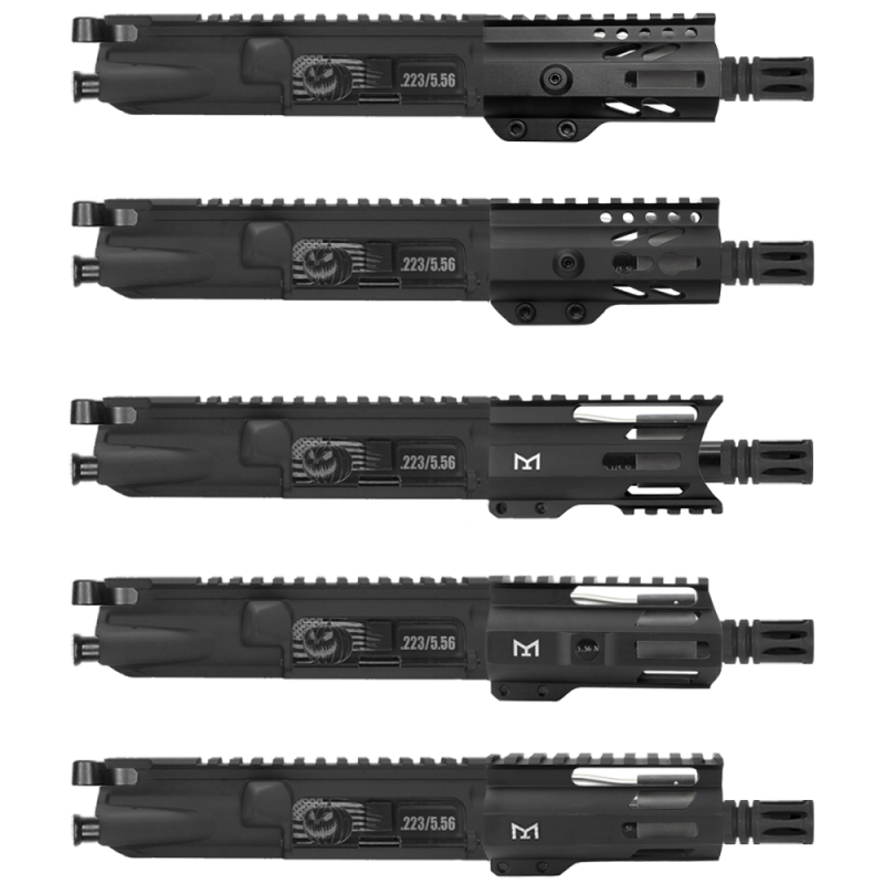 AR-15 .223/5.56 5" Barrel 4" Handguard M Lok| PISTOL UPPER BUILD UPK121 [ASSEMBLED]