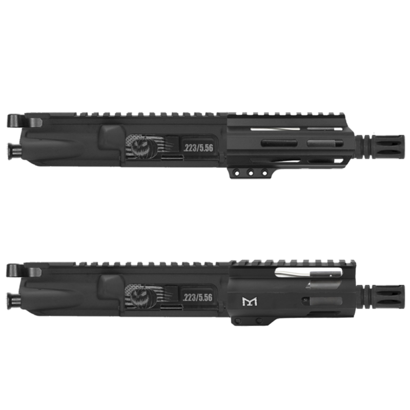 AR-15 .223/5.56 5" Barrel 4" Handguard M Lok| PISTOL UPPER BUILD UPK121 [ASSEMBLED]