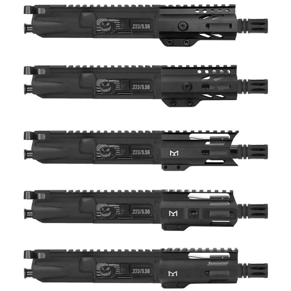 AR-15 .223/5.56 5" Barrel 4" Handguard M Lok| PISTOL UPPER BUILD UPK121 [ASSEMBLED]