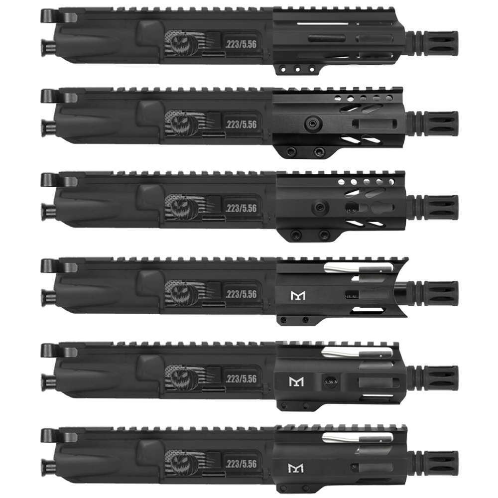 AR-15 .223/5.56 5" Barrel 4" Handguard M Lok| PISTOL UPPER BUILD UPK121 [ASSEMBLED]