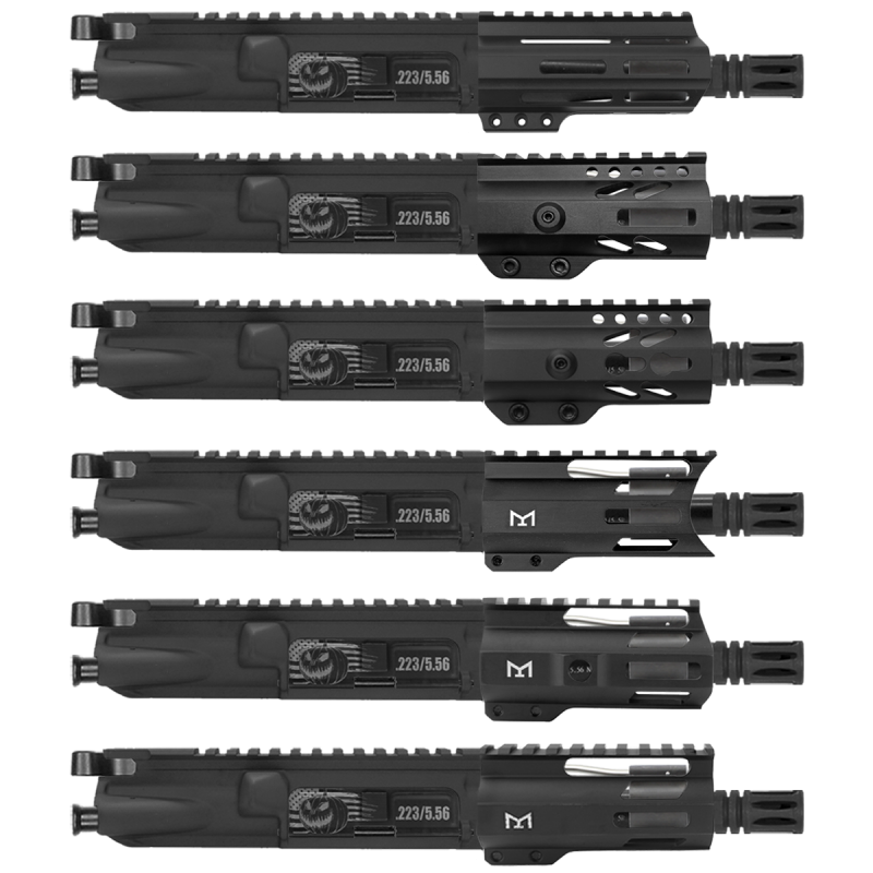 AR-15 .223/5.56 5" Barrel 4" Handguard M Lok| PISTOL UPPER BUILD UPK121 [ASSEMBLED]