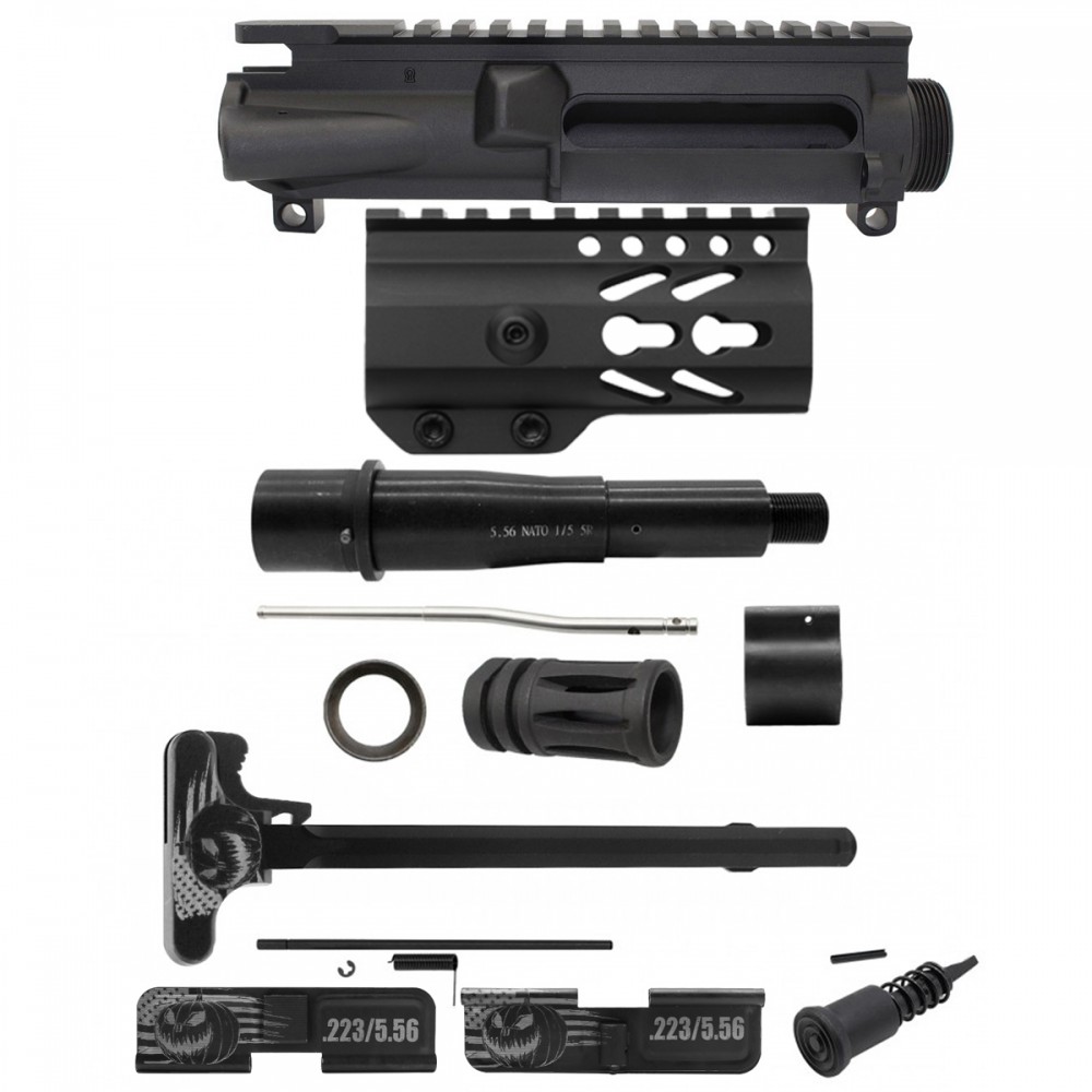 AR-15 .223/5.56 5" Barrel 4" Handguard M Lok| PISTOL UPPER BUILD UPK121 [ASSEMBLED]