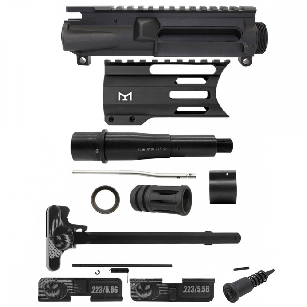 AR-15 .223/5.56 5" Barrel 4" Handguard M Lok| PISTOL UPPER BUILD UPK121 [ASSEMBLED]