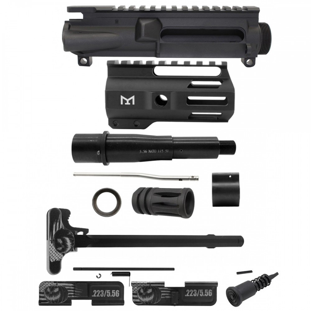 AR-15 .223/5.56 5" Barrel 4" Handguard M Lok| PISTOL UPPER BUILD UPK121 [ASSEMBLED]