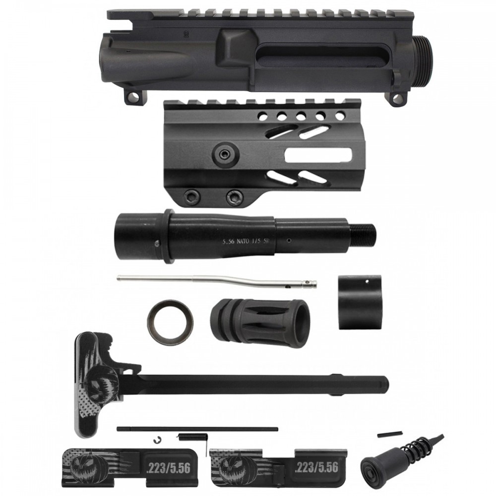 AR-15 .223/5.56 5" Barrel 4" Handguard M Lok| PISTOL UPPER BUILD UPK121 [ASSEMBLED]