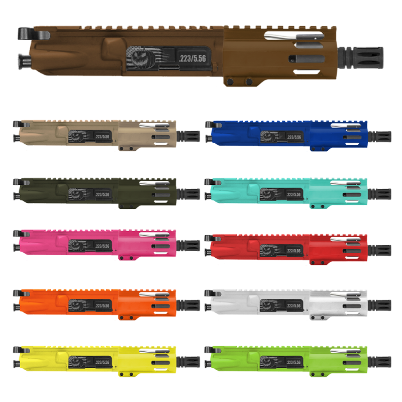 AR-15 .223/5.56 5" Barrel 4" Handguard M Lok| PISTOL UPPER BUILD UPK122 [ASSEMBLED]
