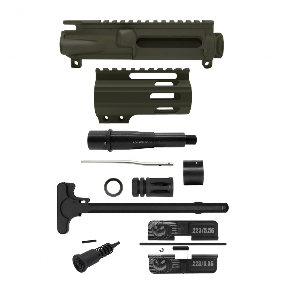 AR-15 .223/5.56 5" Barrel 4" Handguard M Lok| PISTOL UPPER BUILD UPK122 [ASSEMBLED]