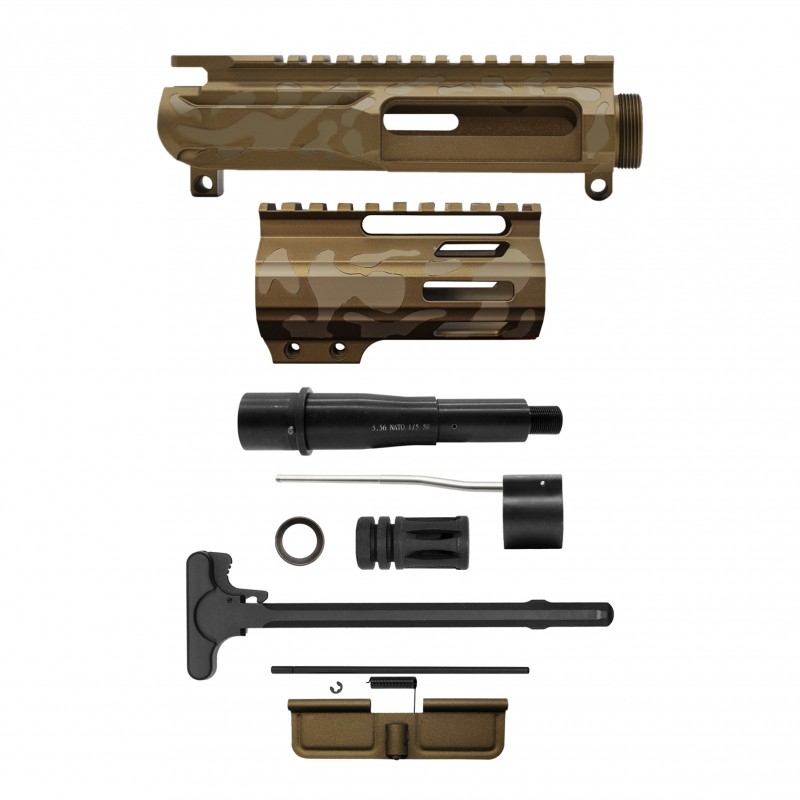 AR-15 .223/5.56 5" Barrel  W/ 4'' Handguard | Pistol Upper Build UPK130 [ASSMBLED]