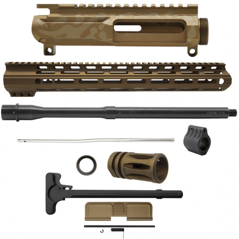 AR-15 .223/5.56 16" Barrel  W/ Handguard Size Option | Carbine Upper Build UPK134 [ASSMBLED]