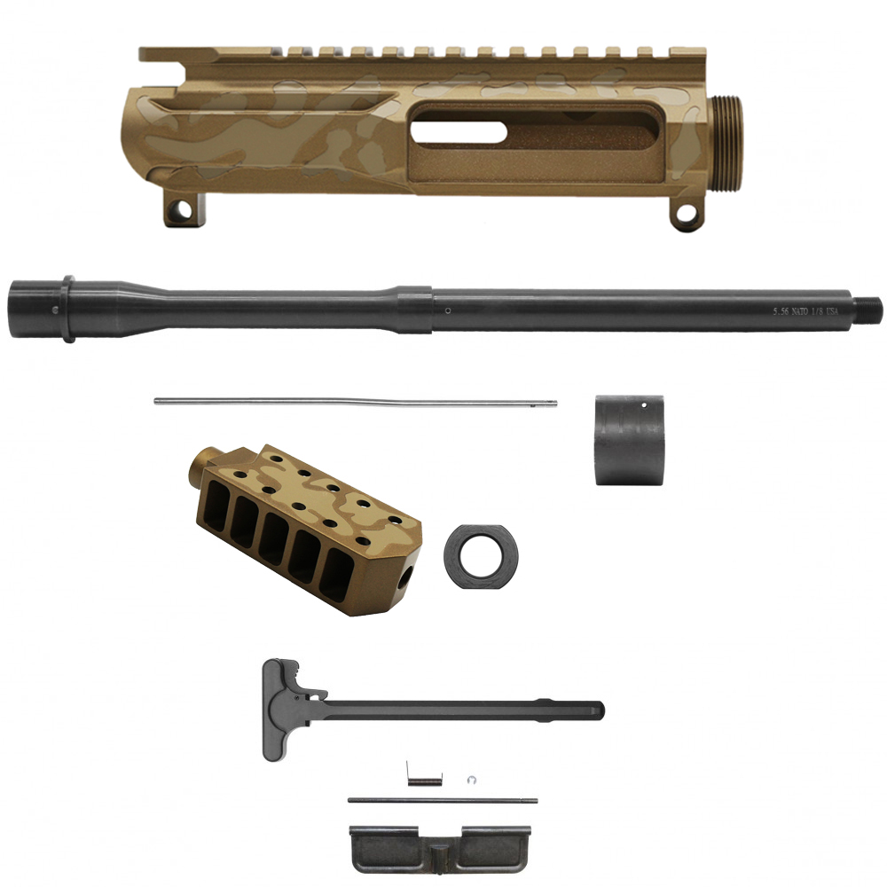 AR-15 .223/5.56 16" Barrel  W/ Handguard Size Option | Carbine Upper Build UPK135 [ASSMBLED]