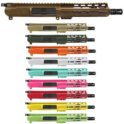 CERAKOTE OPTIONS|AR-15 7'' BARREL 7'' M-LOK HANDGUARD | PISTOL UPPER BUILD UPK136 [ASSEMBLED]