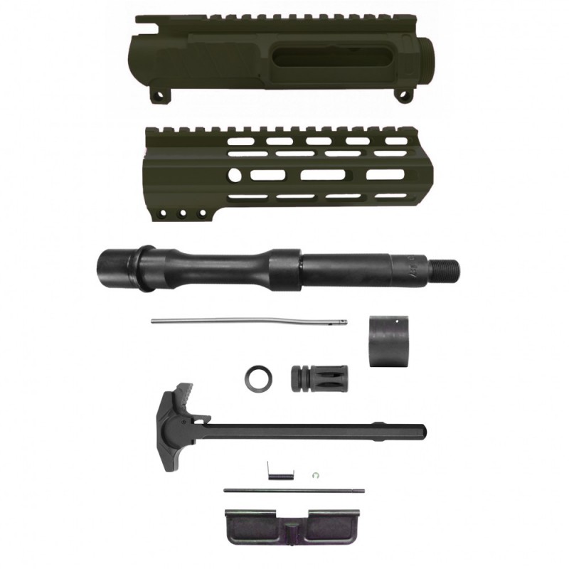 CERAKOTE OPTIONS|AR-15 7'' BARREL 7'' M-LOK HANDGUARD | PISTOL UPPER BUILD UPK136 [ASSEMBLED]