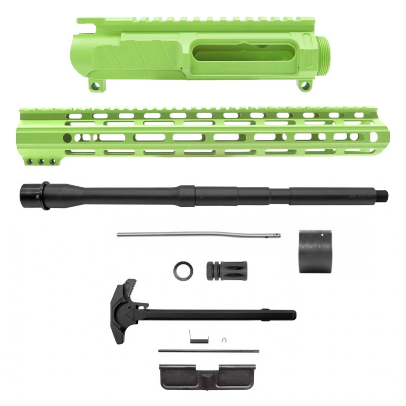 CERAKOTE OPTIONS|AR-15 16'' BARREL 15'' M-LOK HANDGUARD | CARBINE UPPER BUILD UPK137 [ASSEMBLED]