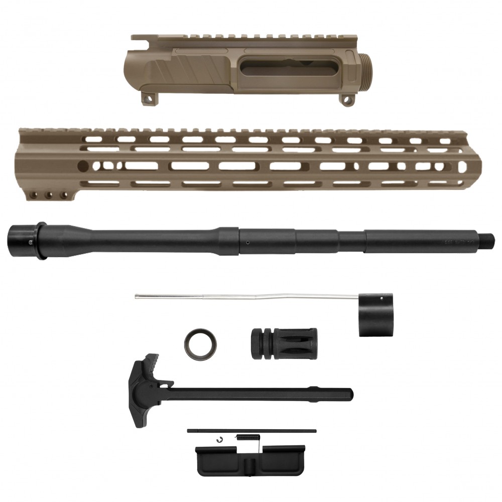 CERAKOTE OPTIONS|AR-15 16'' BARREL 15'' M-LOK HANDGUARD | CARBINE UPPER BUILD UPK137 [ASSEMBLED]