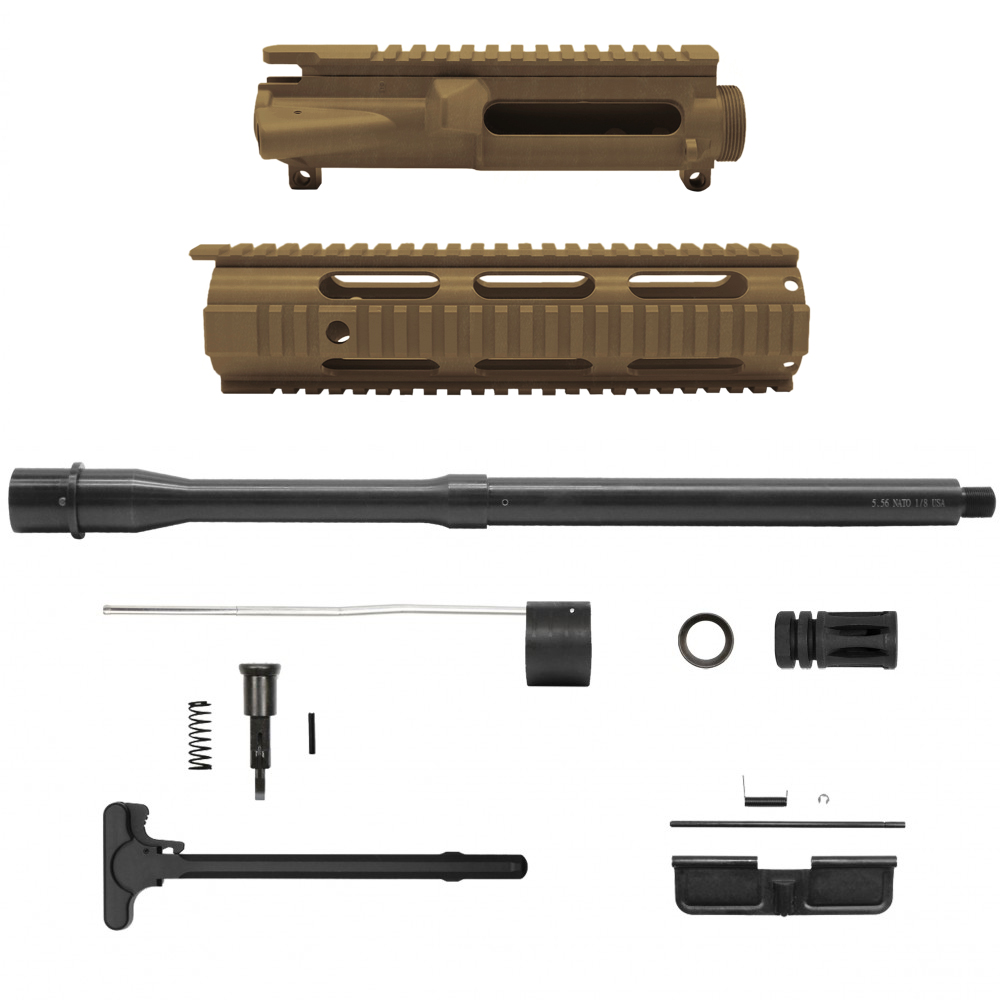 CERAKOTE OPTIONS|AR-15 16'' BARREL 10'' HANDGUARD | CARBINE UPPER BUILD UPK140 [ASSEMBLED]