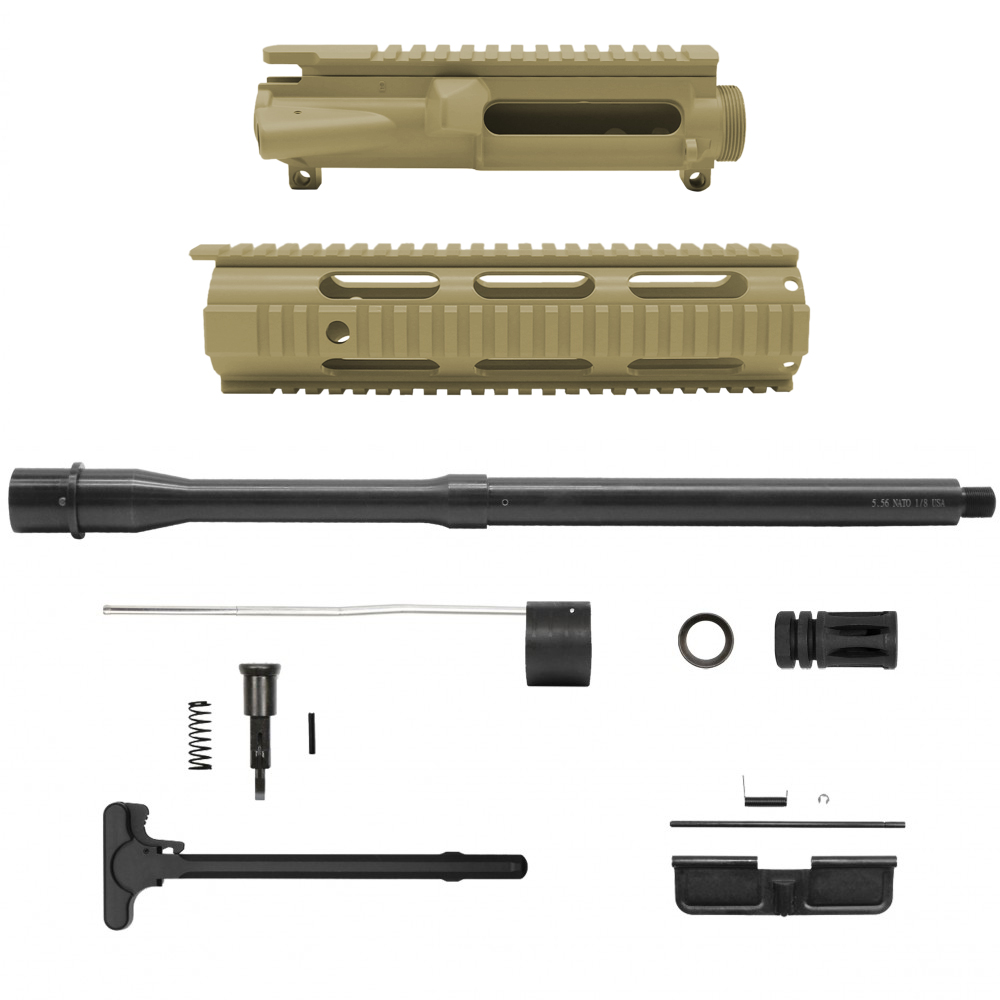 CERAKOTE OPTIONS|AR-15 16'' BARREL 10'' HANDGUARD | CARBINE UPPER BUILD UPK140 [ASSEMBLED]