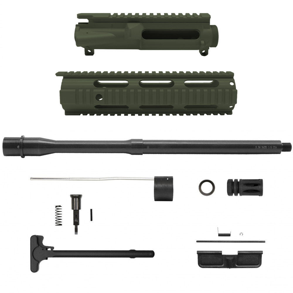 CERAKOTE OPTIONS|AR-15 16'' BARREL 10'' HANDGUARD | CARBINE UPPER BUILD UPK140 [ASSEMBLED]