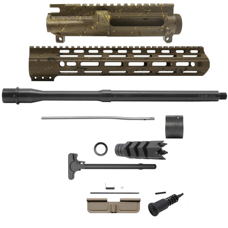 AR-15 .223/5.56 16" Barrel W/ 12'' Handguard |CARBINE UPPER BUILD UPK145 [ASSMBLED]