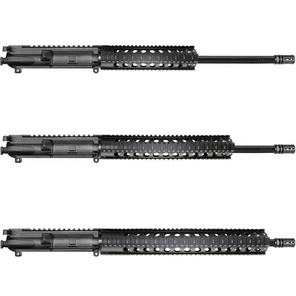 AR-15 5.56 16'' Barrel W/ 10'' 12'' 15'' Quad Rail Handguard option | Carbine Upper Build UPK15 [ASSEMBLED]