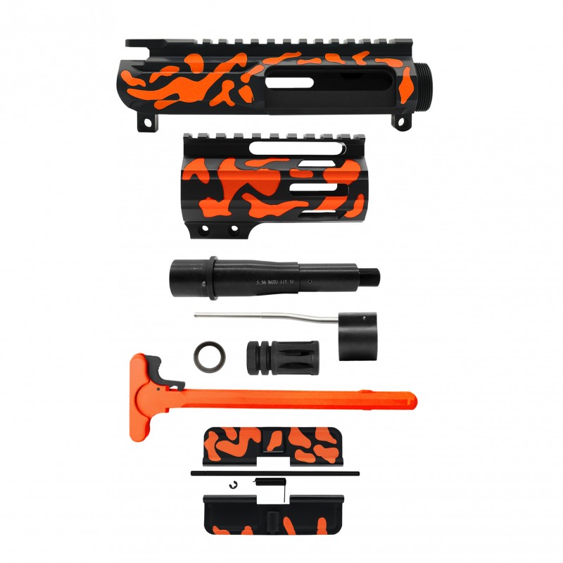 AR-15 .223/5.56 5" BARREL W/ 4'' HANDGUARD | PISTOL UPPER BUILD UPK152 [ASSEMBLED]