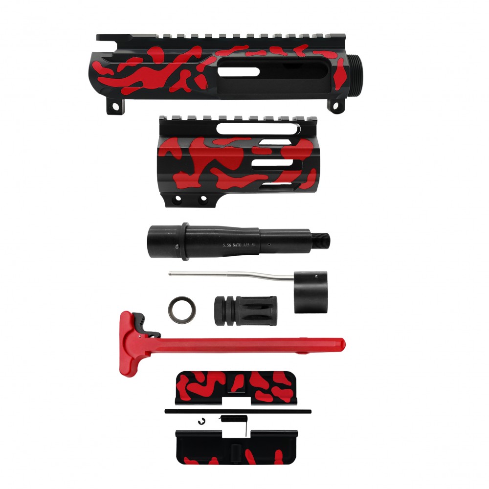 AR-15 .223/5.56 5" BARREL W/ 4'' HANDGUARD | PISTOL UPPER BUILD UPK153 [ASSEMBLED]