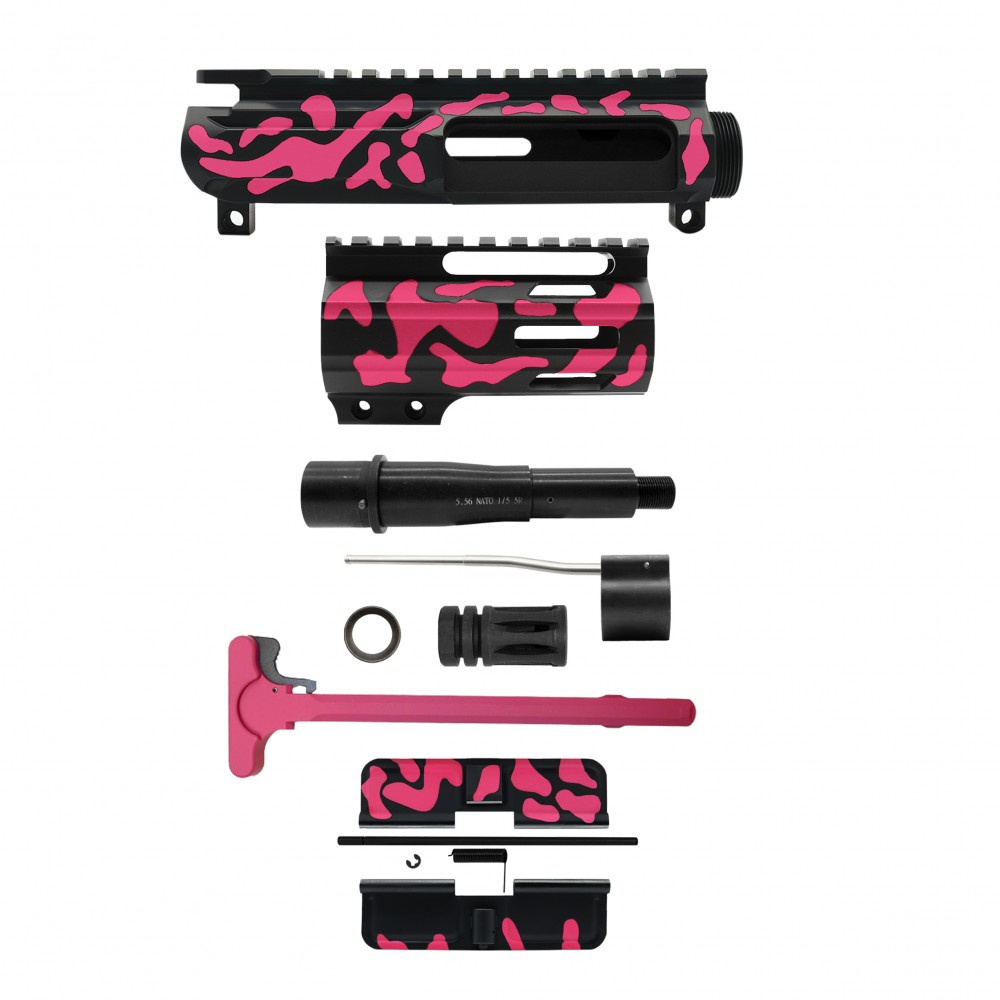 AR-15 .223/5.56 5" BARREL W/ 4'' HANDGUARD | PISTOL UPPER BUILD UPK154 [ASSEMBLED]