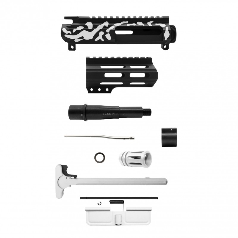 AR-15 .223/5.56 5" BARREL W/ 4'' HANDGUARD | PISTOL UPPER BUILD UPK156 [ASSEMBLED]