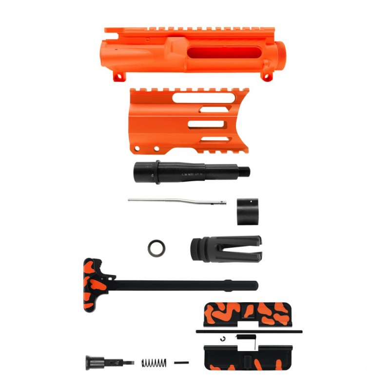 AR-15 .223/5.56 5" BARREL W/ 4'' HANDGUARD | PISTOL UPPER BUILD UPK162 [ASSEMBLED]