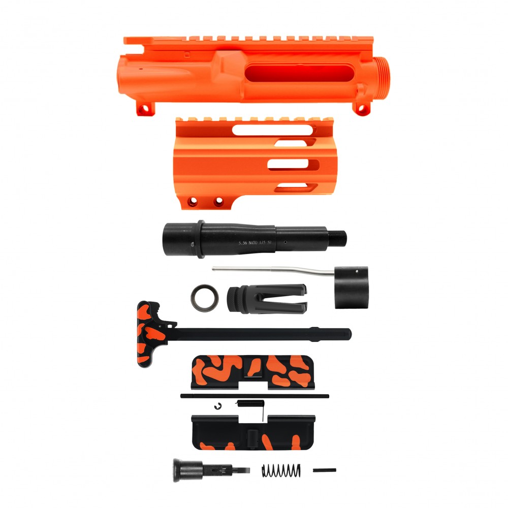 AR-15 .223/5.56 5" BARREL W/ 4'' HANDGUARD | PISTOL UPPER BUILD UPK162 [ASSEMBLED]