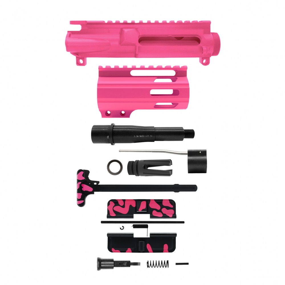 AR-15 .223/5.56 5" BARREL W/ 4'' HANDGUARD | PISTOL UPPER BUILD UPK164 [ASSEMBLED]