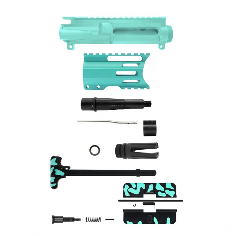 AR-15 .223/5.56 5" BARREL W/ 4'' HANDGUARD | PISTOL UPPER BUILD UPK165 [ASSEMBLED]