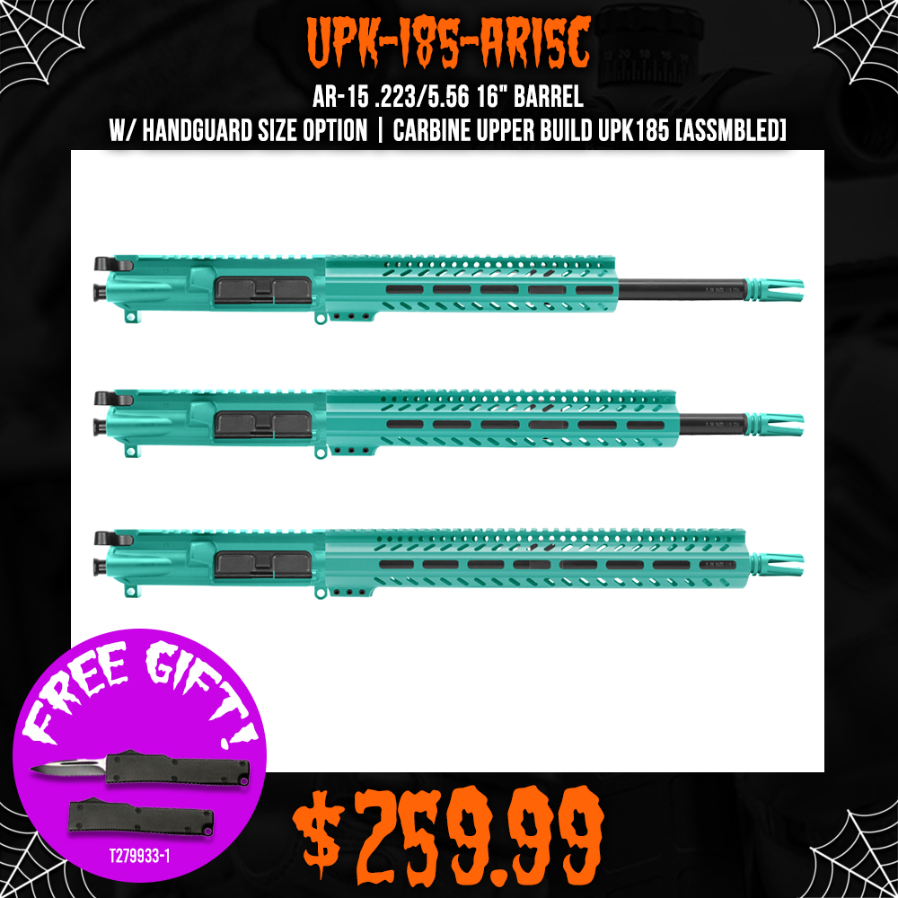 AR-15 .223/5.56 16" BARREL W/ HANDGUARD SIZE OPTION | CARBINE UPPER BUILD UPK185 [ASSMBLED]