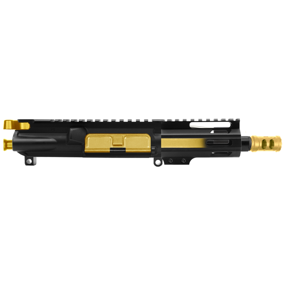 AR-15 .223/5.56 5" BARREL W/ 4'' HANDGUARD | PISTOL UPPER BUILD UPK187 [ASSEMBLED]