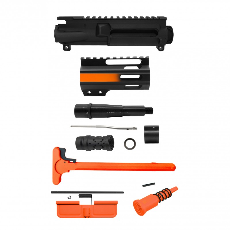 AR-15 .223/5.56 5" BARREL W/ 4'' HANDGUARD | PISTOL UPPER BUILD UPK188 [ASSEMBLED]