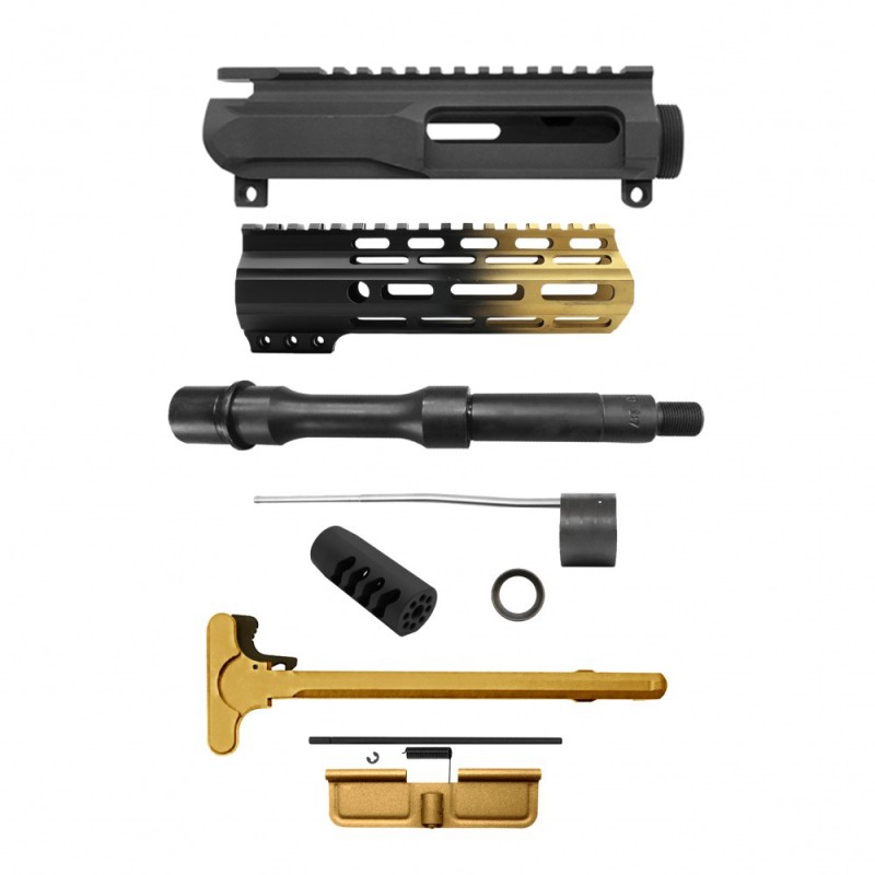 AR-15 .223/5.56 7" BARREL W/ 7'' HANDGUARD | PISTOL UPPER BUILD UPK199 [ASSEMBLED]