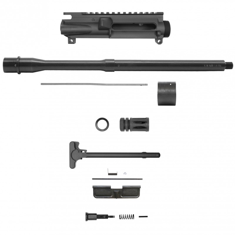 AR-15 5.56 16'' Barrel W/ 10'' 12'' 15'' Keymod Handguard option | Carbine Upper Build UPK2 [ASSEMBLED]
