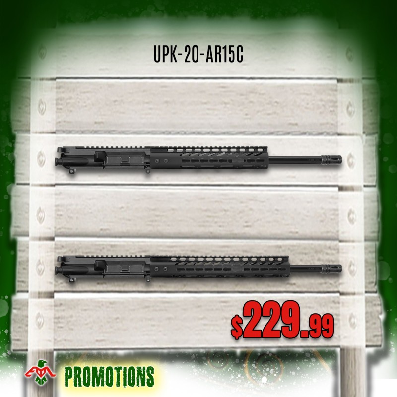 AR-15 5.56 16'' Barrel W/ 10'' 12'' Keymod Handguard option | Carbine Upper Build UPK20 [ASSEMBLED]