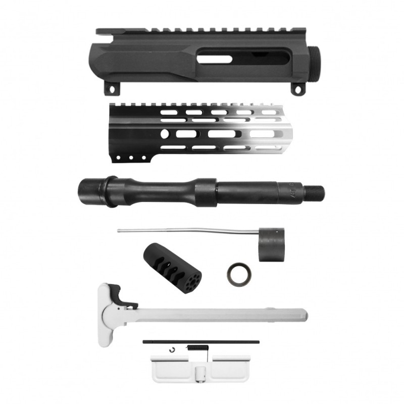 AR-15 .223/5.56 7" BARREL W/ 7'' HANDGUARD | PISTOL UPPER BUILD UPK201 [ASSEMBLED]