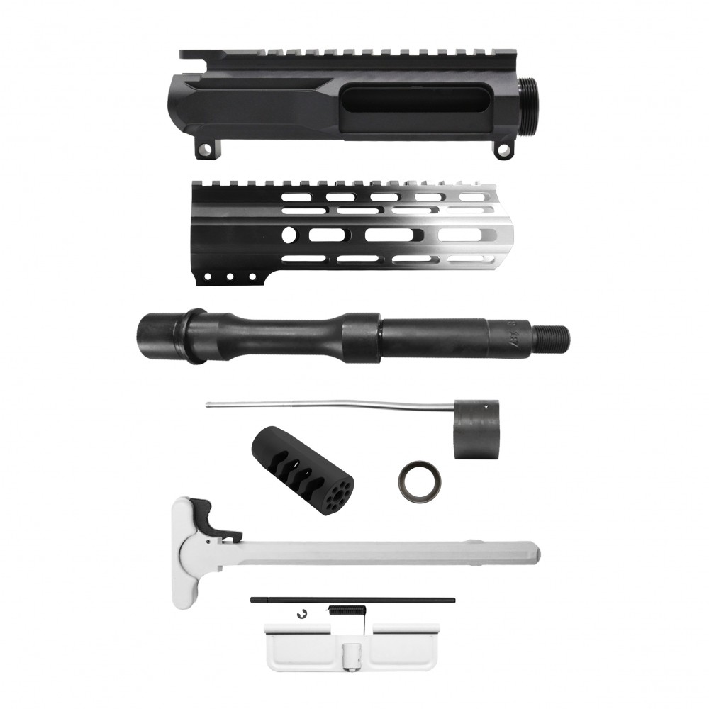 AR-15 .223/5.56 7" BARREL W/ 7'' HANDGUARD | PISTOL UPPER BUILD UPK201 [ASSEMBLED]