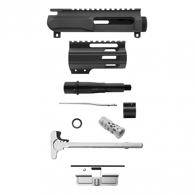 AR-15 .223/5.56 5" Barrel 4" Handguard M Lok| PISTOL UPPER BUILD UPK229 [ASSEMBLED]