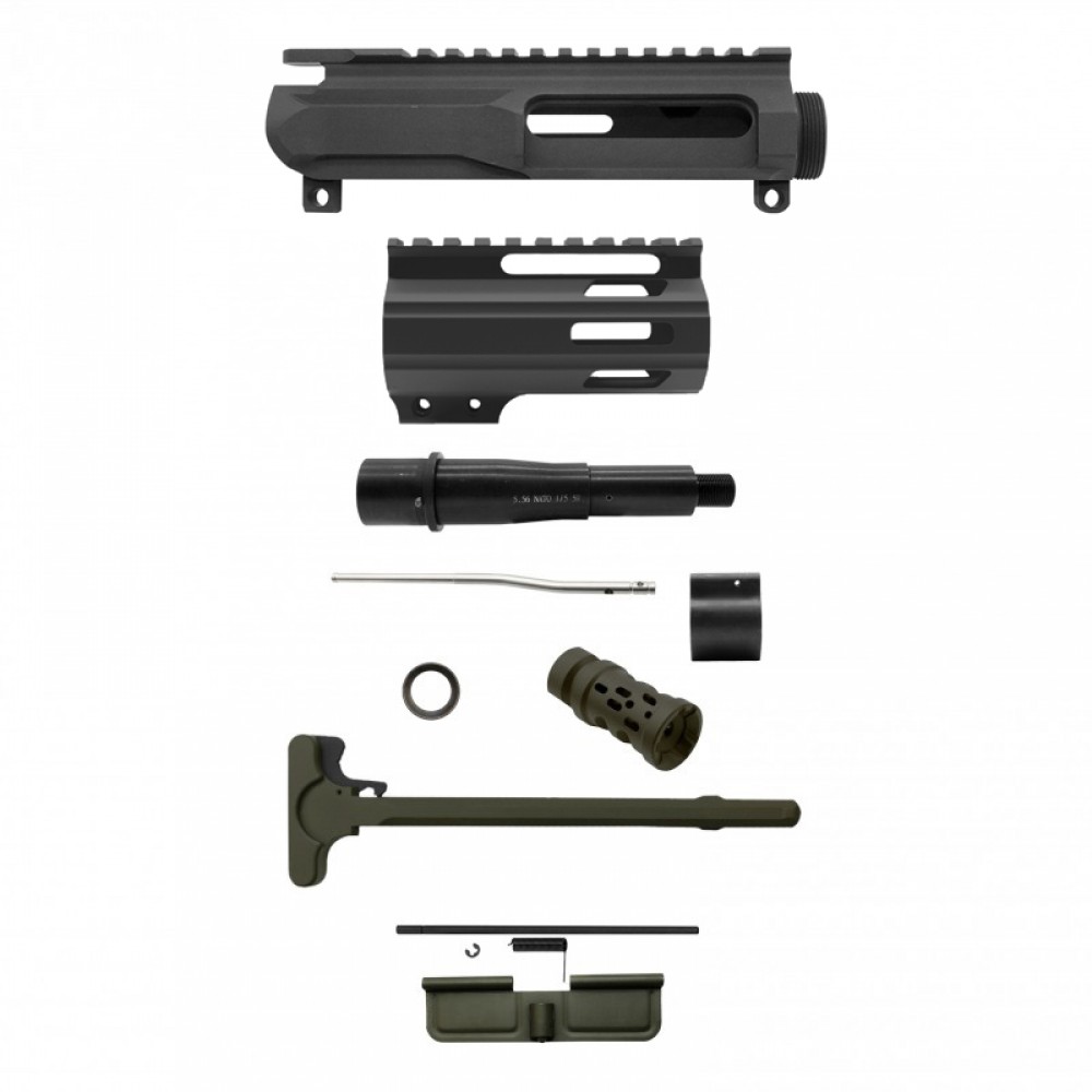 AR-15 .223/5.56 5" Barrel 4" Handguard M Lok| PISTOL UPPER BUILD UPK229 [ASSEMBLED]