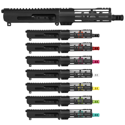 AR-15 .223/5.56 7" Barrel 7" Handguard M Lok| SIDE CHARGING PISTOL UPPER BUILD UPK232 [ASSMBLED]