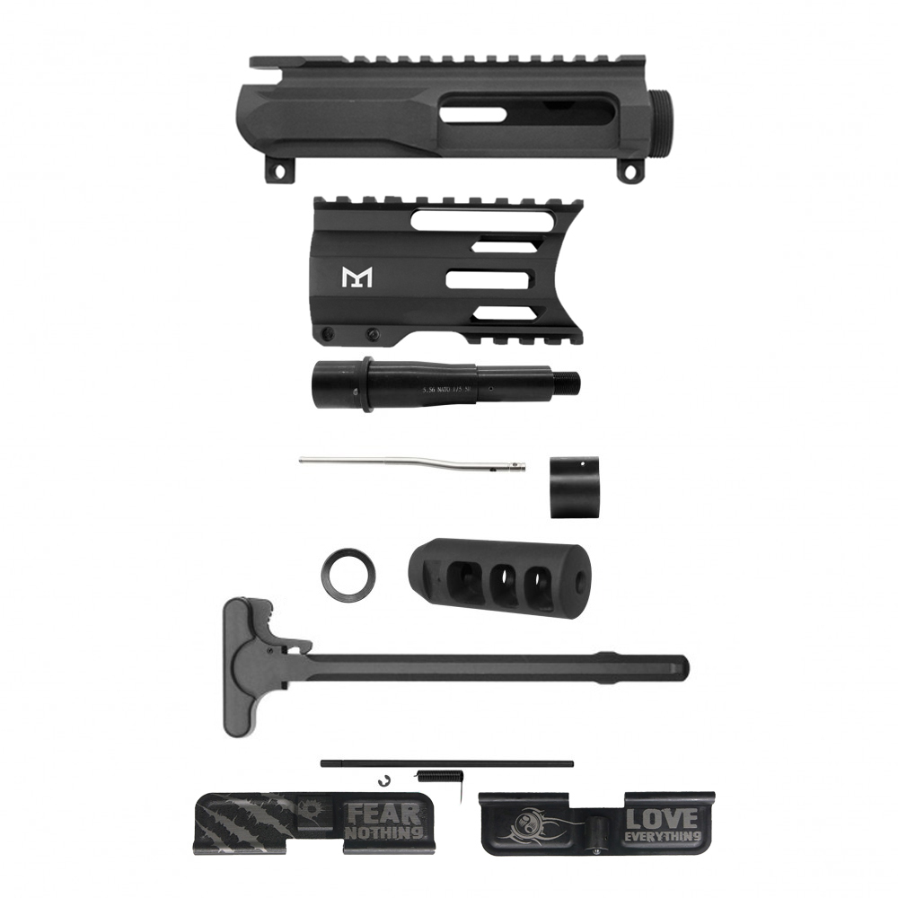 AR-15 .223/5.56 5" Barrel 4" Handguard M Lok| PISTOL UPPER BUILD UPK233 [ASSEMBLED]