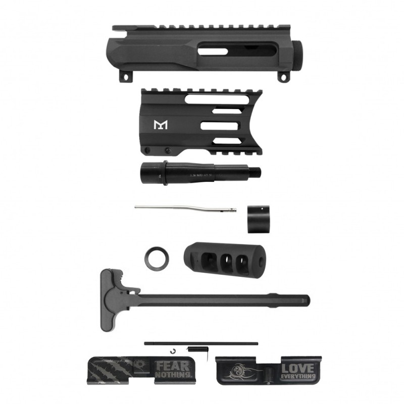 AR-15 .223/5.56 5" Barrel 4" Handguard M Lok| PISTOL UPPER BUILD UPK233 [ASSEMBLED]
