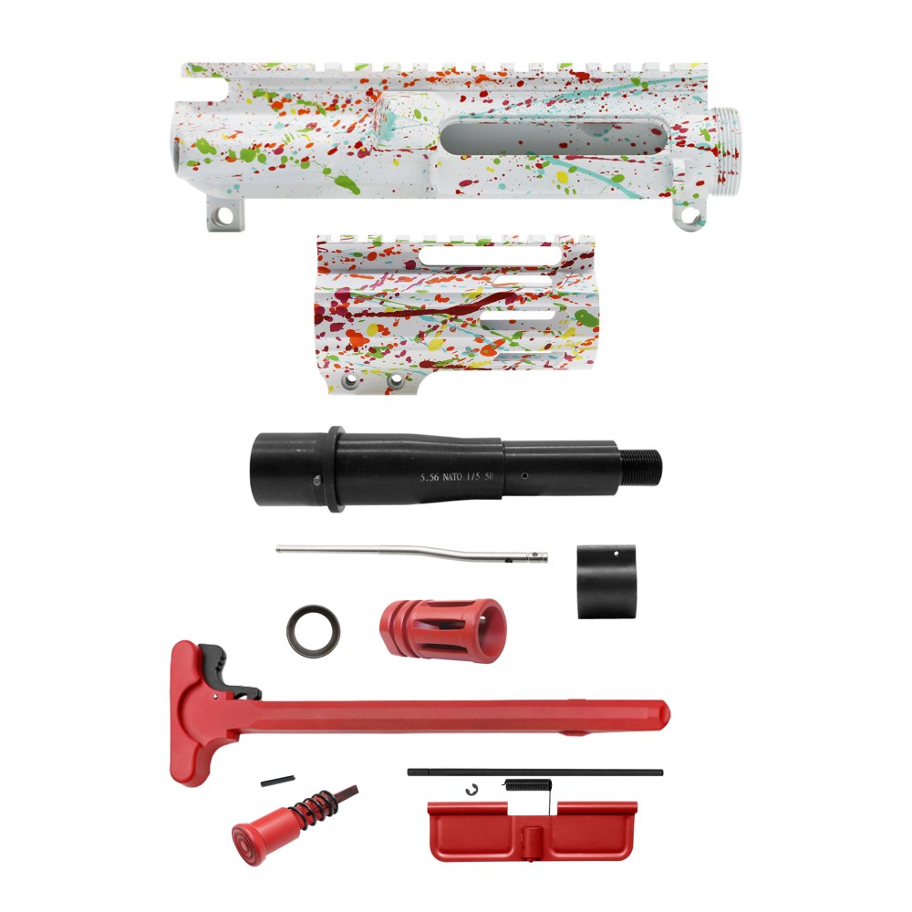 AR-15 .223/5.56 5" Barrel  W/ 4'' Handguard | Pistol Upper Build UPK234 [ASSEMBLED]