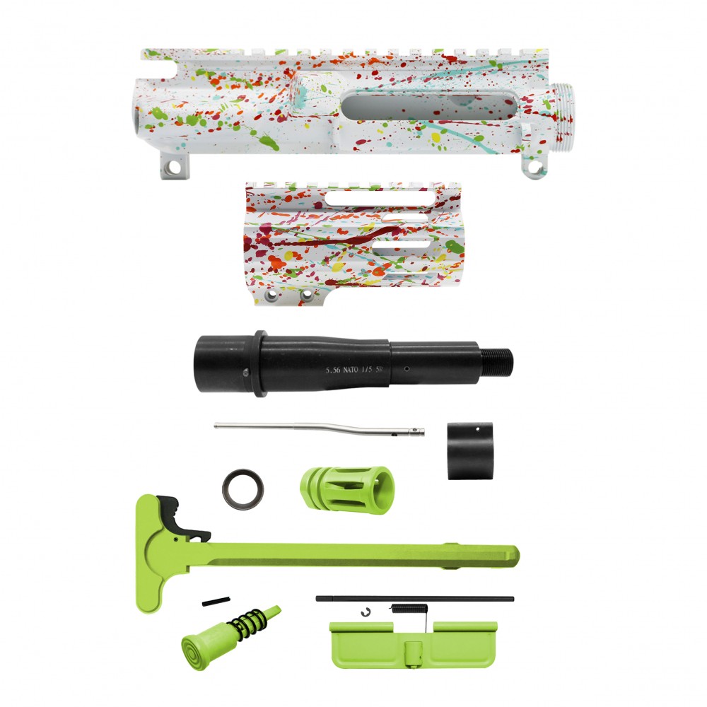 AR-15 .223/5.56 5" Barrel  W/ 4'' Handguard | Pistol Upper Build UPK234 [ASSEMBLED]